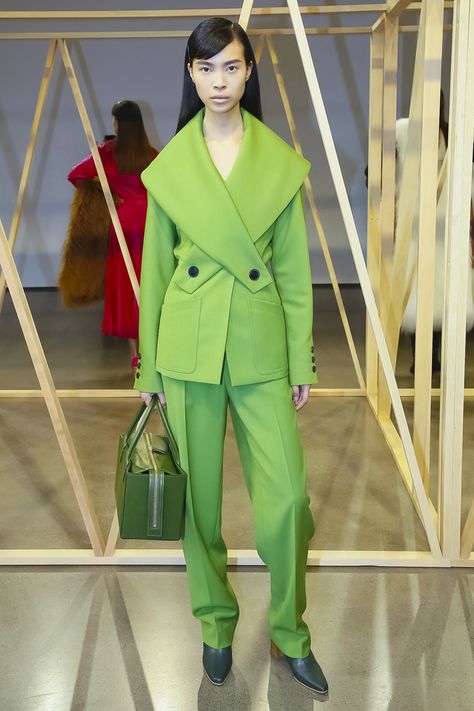 Claudia Li, Fashion Show Images, Fashion Week Runway, Ready To Wear Collection, Fall 2018, Large Fashion, Double Breasted Suit Jacket, New York Fashion Week, New York Fashion