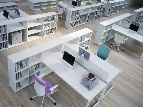 White Office Furniture, Cheap Office Furniture, Corner Desk Office, Corporate Office Design, Corporate Office Decor, Office Storage Furniture, Office Decorating, Modern Office Desk, Office Space Design