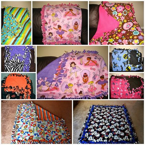 No Sew Fleece Tie Blanket (Prayer Knot Blanket) Great tutorial! Friendship Blanket, Diy Blankets, Sew Blanket, Princess Ideas, Blankets Fleece, Knot Blanket, No Sew Fleece, Fleece Tie Blanket, Fleece Projects