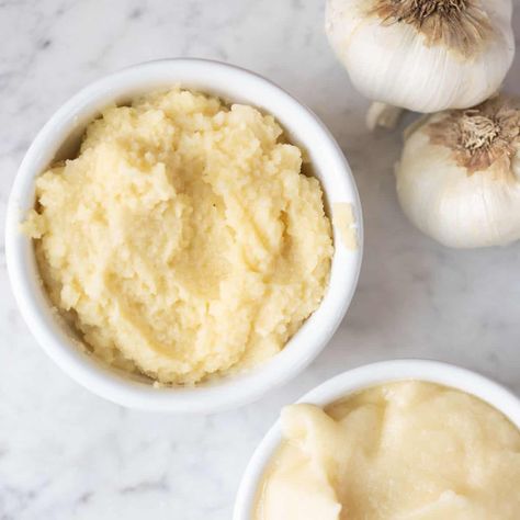 How to Make Garlic Paste Can You Freeze Garlic, Garlic Paste Recipe, Garlic Ginger Paste Recipe, Homemade Condensed Milk, Blender Food, Ginger Garlic Paste, Garlic Uses, Paste Recipe, Homemade Mayonnaise