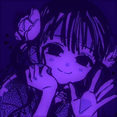 Dark Blue Pfp, Pfp Purple, Blue Pfp, Pfp Aesthetic, Manga Icon, Berry, Purple, Anime