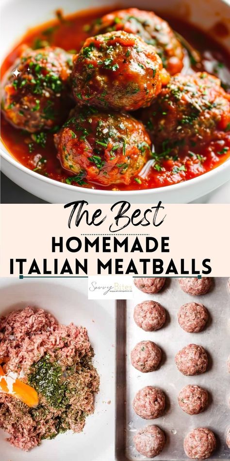 Enjoy Classic Italian Meatballs in a homemade tomato sauce for an easy dinner. Made with affordable Aldi ingredients, this one-pot recipe pairs perfectly with pasta. Ideal for busy nights, it's simple to make ahead and freeze for later. Meatballs Homemade, Keto Pescatarian, Recipe Meatballs, Classic Italian Meatballs, Easy Italian Meatballs, Homemade Italian Meatballs, Keto Fish, Beef And Pork, Italian Meatballs Recipe