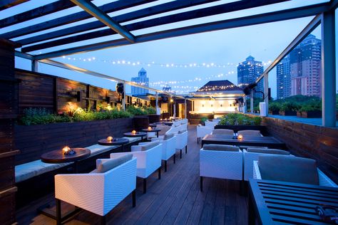 Glo London,Bakery Café, Gastro Grill, Lounge Bar and rooftop BBQ, Shanghai, by Red Design Consultants Roof Cafe, Rooftop Bbq, London Bakery, Restaurant Terrace, Outdoor Restaurant Patio, Shanghai Style, Rooftop Restaurant Design, Restaurant Exterior Design, Outdoor Restaurant Design