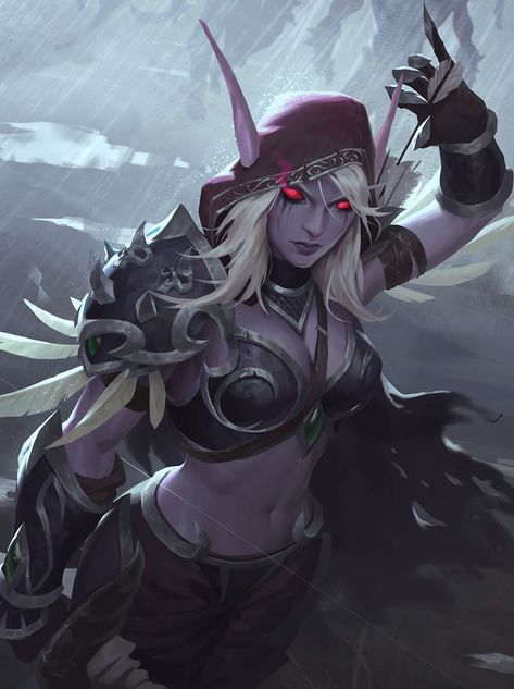 Lady Sylvanas Windrunner, Sylvanus Windrunner, World Warcraft, Lady Sylvanas, Wow Elf, World Of Warcraft Characters, Sylvanas Windrunner, Warcraft Characters, Warcraft Art