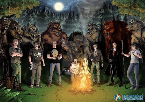 Dr. Wolfman on Twitter: "Don't just have any ol' weekend. Have a Werewolf Weekend. (Art by Celestin Szabo) #werewolfweekend #werewolfart #werewolf https://t.co/2DD0FJdy7D" / Twitter Werewolf Mythology, Werewolf Aesthetic, Werewolf Art, Canine Art, World Of Darkness, Anime Wolf, Mythical Creatures Art, Creature Concept Art, Wolf Art