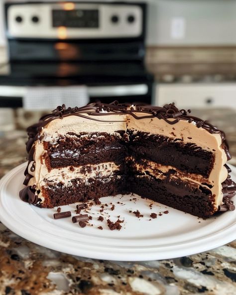 Bailey Chocolate Cake, Baileys Cake Recipes, Baileys Chocolate Cake, Baileys Cake Recipe, Irish Cakes, Bailey's Recipes, Aero Cheesecake, Baileys Irish Cream Cake, Hot Chocolate Cake Recipe