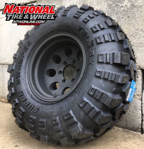 15X10 Pro Comp Type 7069 / Super Swamper 33X15.50R15 TSL SX.  Click the “Visit” button above to begin building your own custom wheel and tire package where you will receive an immediate price quote. You can also head over to ntwonline.com to see our entire selection plus prices, or you can call (800) 847-3287 to speak to a Sales Rep. Super Swamper Tires, Truck Rims And Tires, Bike With Sidecar, 4x4 Tires, Accessoires 4x4, Centerline Wheels, 1979 Ford Truck, Jeep Zj, Custom Wheels And Tires