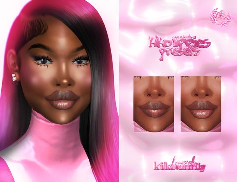 Nose Sims 4 Preset, Sims 4 Cc Lips Preset, Sims 4 Cc Lips Shape, Sims4 Presets, Sims 4 Grillz Teeth Cc, Sims 4 Realistic Skin, Sims 4 Lip Presets, Lip Presets, Sims Lips