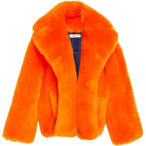 Faux Fur Jacket | Moda Operandi ($600) ❤ liked on Polyvore featuring outerwear, jackets, faux fur jacket, long sleeve jacket, orange jacket, oversized jacket and shawl collar jacket Orange Faux Fur Coat, Orange Fur Coat, Jackets Oversized, Shawl Collar Jacket, Cl Fashion, Boujee Outfits, Orange Jacket, Orange Orange, Long Sleeve Jacket