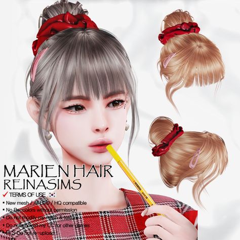 Feminine Hair, Cc Makeup, Sims 4 Cc Makeup, Sims Games, Save File, Sims Hair, Sims4 Cc, Sims 4 Cas, Grunge Girl