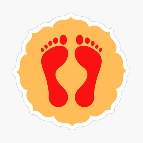 Devi Footprints is an important element for Diwali as well as for other Shakti pujan festivals. Diwali Stickers Printable, Diwali Printables, Diwali Elements, Diwali Stickers, Varalakshmi Pooja, Diya Designs, Diwali Drawing, Diwali Design, Tag Cards