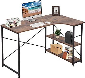 Computer Desk Office Desk Gaming Desk Extra Large 47”x 28.7" Black Modern Student Girl Kids Study PC Simple Executive Table Workstation for Small Space Small L Shaped Desk, L Shaped Desk With Storage, Gaming Desk With Storage, Executive Table, Large Office Desk, Multipurpose Desk, Desk Gaming, Computer Desk With Shelves, Small Computer Desk