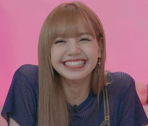 Blackpink Lisa smile A Woman, Books Wattpad, Wattpad, Books, Wall, Red, Hair, Pink, Blue