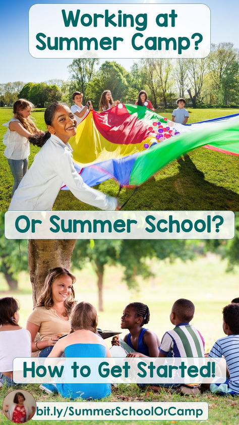 Are you going to be working with groups this summer? Perhaps you're working at summer camp...or summer school... or volunteering at the library summer program... or helping out at a summer daycare? No matter what type of summer work you're doing, getting started is possibly the most challenging part of the program! Summer School Ideas Elementary, Summer Camp Get To Know You Activities, Summer School Themes Elementary, Summer School Themes, Math Camp, June Activities, Summer School Activities, Kids Camp, Camp Counselor