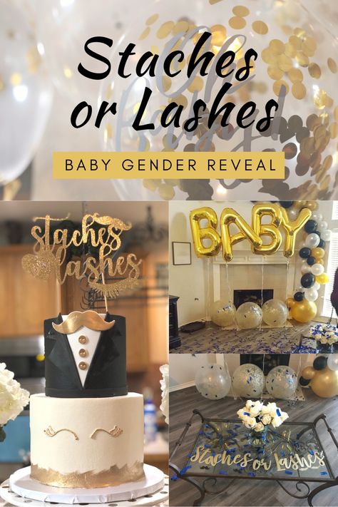 Staches Or Lashes, Lashes Or Staches, Staches Or Lashes Gender Reveal, Lash Or Stash Gender Reveal, Gender Reveal Ideas Lashes Or Staches, Lashes Or Staches Gender Reveal, Lashes Or Mustaches Gender Reveal, Lashes Or Staches Gender Reveal Decor, Mustache Or Lashes Gender Reveal