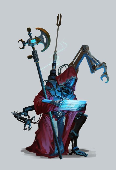 Tech Priest, Fallout Concept Art, Adeptus Mechanicus, Tau Empire, 40k Artwork, Avatar Picture, Warhammer 40k Art, Fiction Idea, Warhammer Art