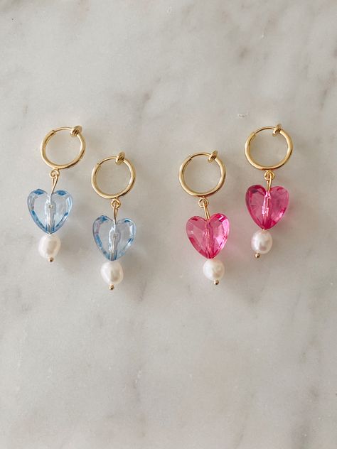 Clip On Charms, Handmade Jewelry Tutorials, Handmade Jewelry Diy, Diy Crafts Jewelry, Girly Jewelry, Beaded Jewelry Diy, Newport Beach, Pretty Jewellery, Diy Earrings