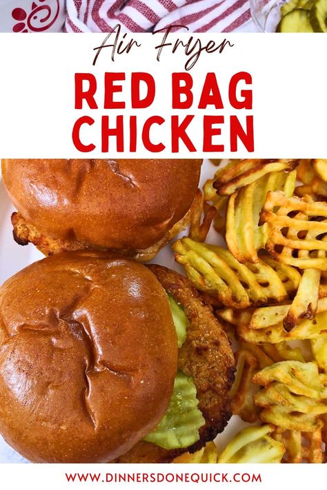 Aldis Red Bag Chicken Recipes, Red Bag Chicken Air Fryer, Chick Fil A Spicy Chicken Sandwich, Chik Fila Chicken Sandwich, Air Fryer Chick Fil A Chicken Sandwich, Aldi Red Bag Chicken In Air Fryer, Spicy Chicken Sandwich Chick Fil A, Chick Fil A Chicken Sandwich Recipe, Aldi Red Bag Chicken Recipes