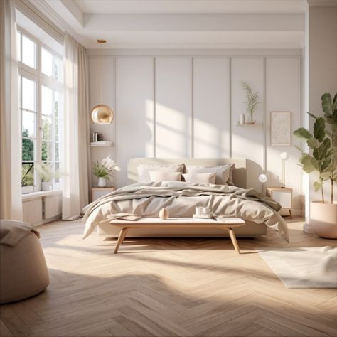 Scandinavian Bedroom, Bedroom Style, Bedroom Interior Design, Bedroom Styles, Interior Design Bedroom, Open Space, Design Inspo, Bedroom Interior, Beautiful Homes