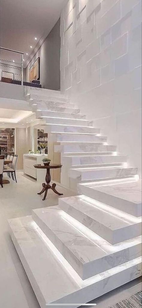 Staircase Interior Design, Staircase Design Modern, Stairs Design Interior, Villa Design Architecture, Homemade Alfredo, Stairs Design Modern, Interior Design Your Home, Kitchen Design Modern White, Architecture Model House