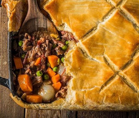 Dinner Leftovers, Pellet Grill Recipes, Traeger Recipes, Puff Pastry Dough, Wood Pellet, Traeger Grill, Pot Pies Recipes, Smoked Brisket, Pellet Grill