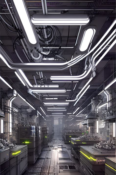 Tech Dystopia Aesthetic, Dystopian Laboratory, Dystopia World, Felix Huxley, Dystopian World Building, Dystopian Prison, Corporate Dystopia, Future Dystopia, God Machine