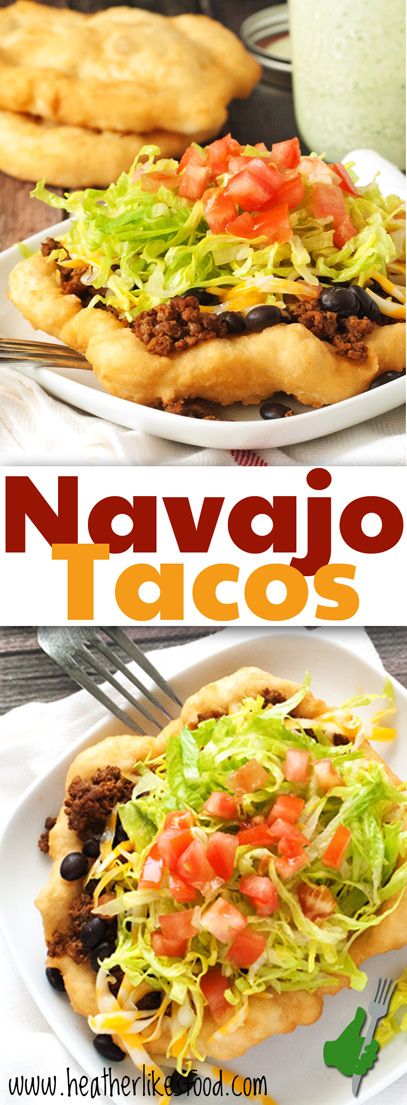 Fry Bread Tacos, Navajo Tacos, Indian Tacos, Fried Bread Recipe, Fry Bread, God Mat, Taco Recipes, Idee Pasto Sano, Beef Dishes