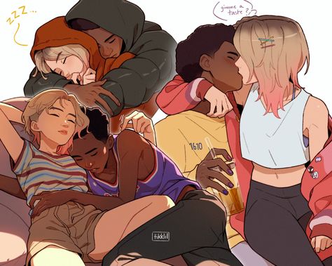 Tikklil has adopted ghostflower 🩰🌻 on Twitter: "🌻🩰 #SpiderManAcrossTheSpiderVerse https://t.co/X0TrtO4O0u" / Twitter Spider Man Ships, Miles X Gwen Kiss, Miles And Gwen Fanart, Spiderman And Spider Gwen, Spider People, All Spiderman, Miles Spiderman, Tous Les Anime, Miles Morales Spiderman