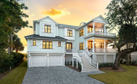 Houses Outside, Exposed Trusses, Coastal Luxury, Ocean Front Homes, Holden Beach, Daniel Island, Lake Homes, Sullivans Island, Cottage Exterior