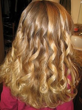 Tips from a Typical Mom: How to curl hair, wavy, large, & spirals--for Sophia Spiral Hair Curls, How To Curl Hair, Prom Tips, Big Curly Hair, Curl Hair, Spiral Curls, Long Curls, Great Hairstyles, Curly Hair Tips