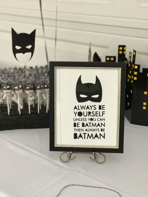 First Birthday Batman Theme, Batman First Birthday Party, Monochrome Party, Batman Themed Birthday Party, Batman Theme, Batman Birthday Party, Birthday Party Background, Batman Party, Batman Birthday