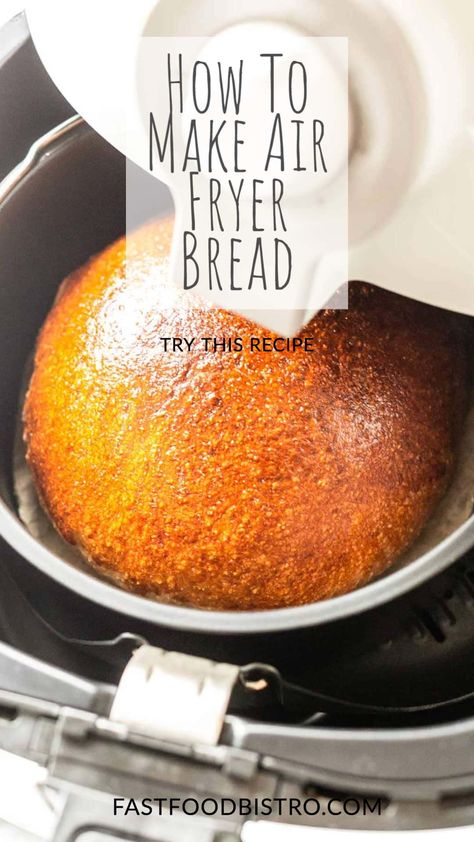 Make Bread In Air Fryer, Make Fresh Bread, Bread In Air Fryer, Crust Bread, Air Fryer Bread, Bread Making Machine, Ninja Cooking System Recipes, Air Fryer Recipes Snacks, Milk Bread Recipe