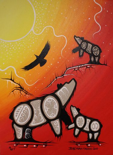 Scouts Arte Haida, Alaska Art, Mother Bear, Soaring Eagle, Pacific Northwest Art, Native American Paintings, Haida Art, Native American Images, Native American Symbols