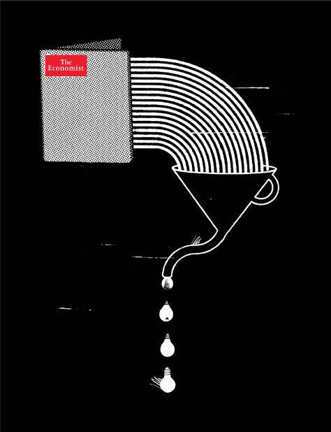 The Economist, Funnel. Creative Director; Dave Dye, Art Director; David Goss, Writer; Phoebe Coulton Noma Bar, Flower Graphic Design, The Economist, Islamic Art Calligraphy, Flower Graphic, Creative Ads, Print Ad, Photographic Art, Print Ads