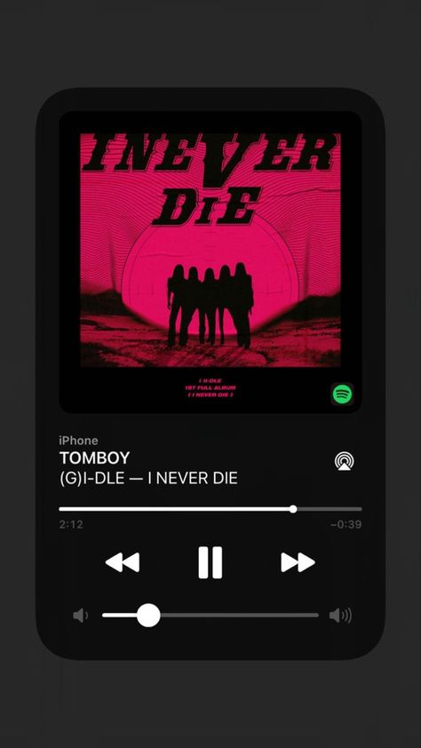 Music Kpop Spotify, Kpop Spotify Aesthetic, Gidle Lyrics, Iphone Music Player, Spotify Screenshot, Kpop Playlist, Musica Spotify, Song Images, Kpop Songs