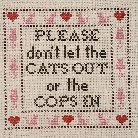 Cross Stitch Quotes, Stitch Quote, Floral Cross Stitch Pattern, Tapestry Crochet Patterns, Stitch Ideas, Cross Stitch Funny, Pixel Pattern, Cross Stitches, Floral Cross Stitch