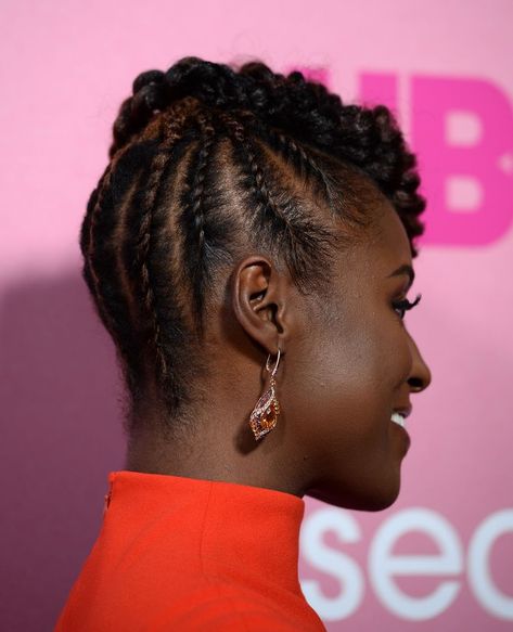 34 Feed-In Braid Examples to Refresh Your Look Issa Rae Hairstyles, How To Look Prettier, Look Prettier, Natural Wedding Hairstyles, Hair Hack, Issa Rae, Blonde Braids, Natural Afro Hairstyles, Natural Hair Twists