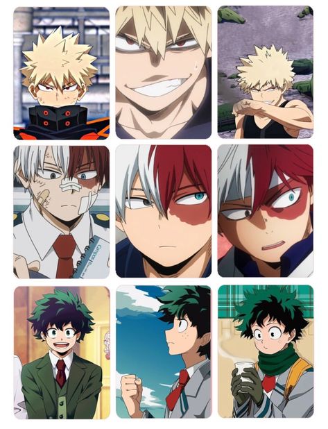 Mha Photocard, Naruto Photocard, Anime Photo Cards, Anime Photocard, My Hero Academia Todoroki, Bakugo Deku, Hero Academia Todoroki, Anime Printables, Cute Couple Gifts