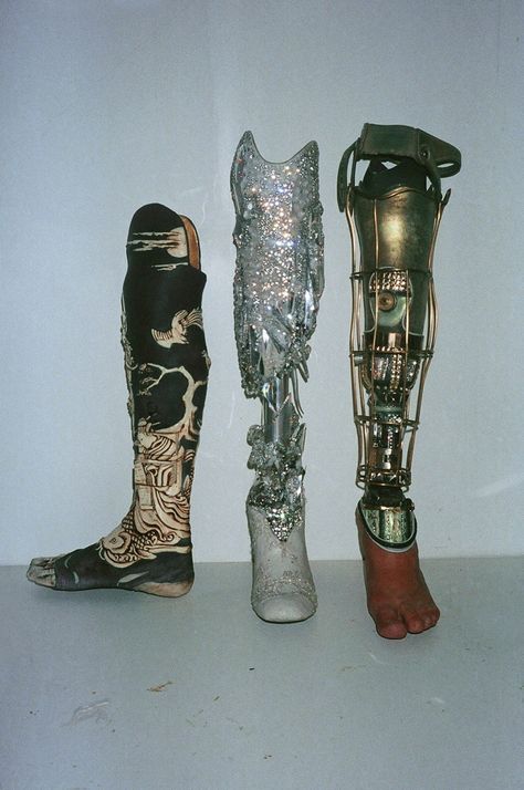 Sophie de Oliveira Barata + Alternative Limb Project | Dazed Boots 2020, Prosthetic Leg, Brain Chemistry, Shoes Drawing, Shoe Organizer, Drawing Reference, Winter Boot, Rubber Rain Boots, Chemistry