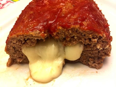 Easy Cheese Stuffed Meatloaf With Melted Cheese Inside Popcorn Recipes Cheese, Meatloaf Recipe With Cheese, Stuffing Turkey, Meatloaf Stuffed, Tasty Meatloaf Recipe, Baked Italian Meatballs, Cooking Secrets, Cheese Stuffed Meatloaf, Stuffed Meatloaf