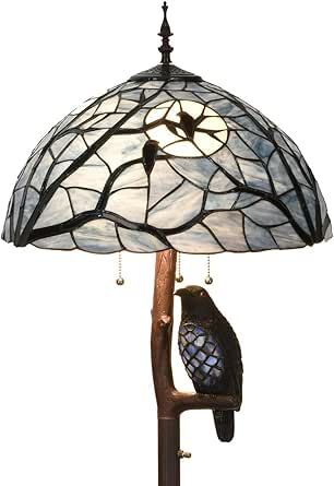 Stained Glass Floor Lamp, Tiffany Floor Lamp, Tiffany Style Lamp, زجاج ملون, Glass Floor Lamp, Bare Tree, Stained Glass Lamps, Glass Floor, Glass Artwork