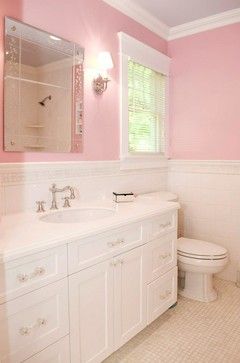 Pretty Pink Bathroom, Pastel Pink Bathroom Aesthetic, Pink Bathroom Modern, Pink Themed Bathroom, Cute Aesthetic Bathroom, Pastel Bathroom Aesthetic, Baby Pink Bathroom, Pink Bathroom Walls, Cute Pink Bathroom