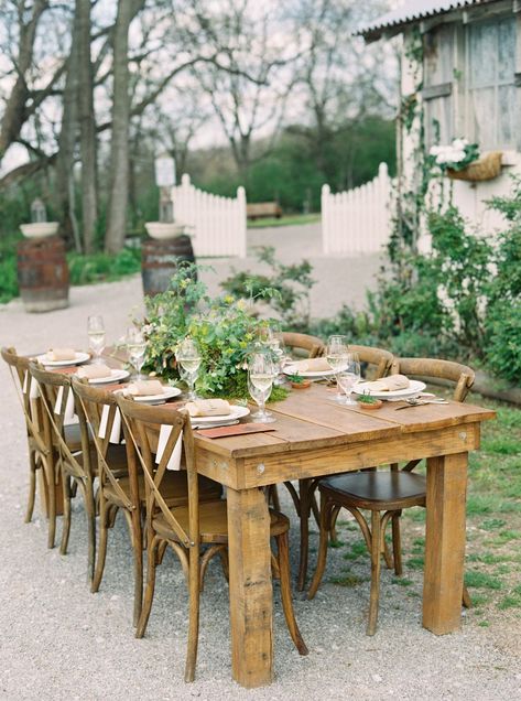 Style Inspiration: Southern Farmhouse - Southern Events Party Rental Company | Franklin, Nashville, Middle Tennessee Hospitality Aesthetic, Southern Farmhouse, Farmhouse Trends, Crossback Chairs, Middle Tennessee, Event Table, Southern Hospitality, Event Company, Rental Company