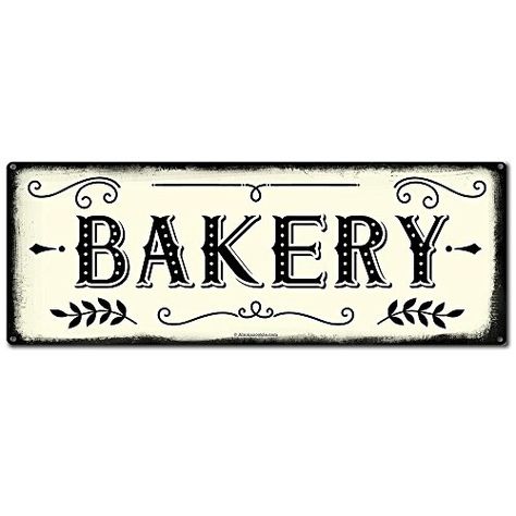 Bakery Rustic, Pantry Sign, Coffee Area, Bakery Sign, Farmhouse Books, Vintage Restaurant, Vintage Cafe, Gifts For Farmers, Farm Theme