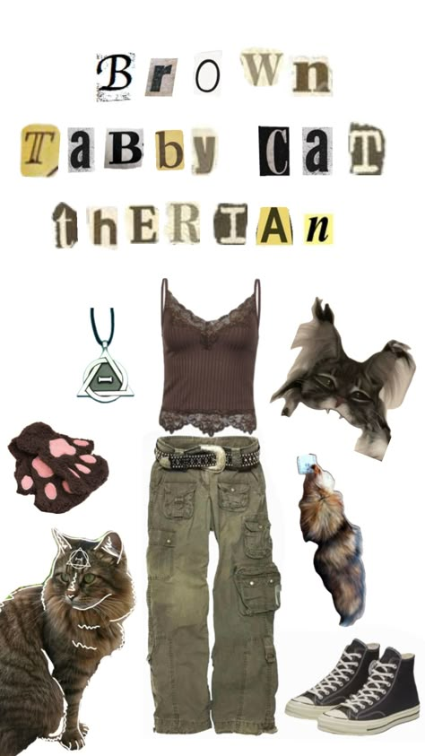 Comment what theriotype you want me to do next :] #tabby #tabbycat #tabbycatinspo #browntabby #fyp #therianthrope #iamabaldman #f4f #therianshuffle #theriansarevalid #therians #therianwallpaper #therian Therian Fashion, Therian Clothes, Therian Outfits, Cat Mask Diy, Cat Therian, Road Trip Kit, Epic Face, Therian Stuff, Got Characters