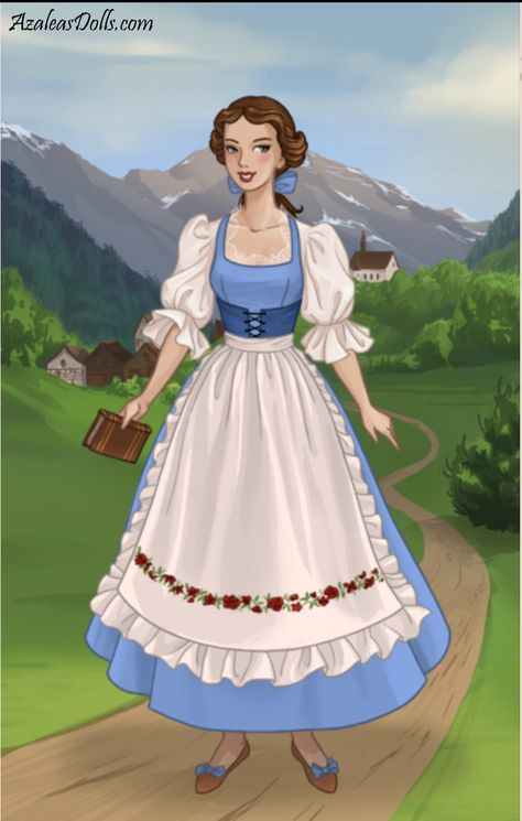 Belle in French Folklore dress up game French Folklore, Green Brown Eyes, Folklore Dress, Hazel Green, Up Game, Disney Movies, Green And Brown, Beauty And The Beast, Dress Up