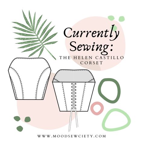 MDF214 - The HC X Mood Corset - Mood Sewciety Corset Sewing, Mood Sewciety, Corset Sewing Pattern, Free Sewing Patterns, Free Sewing Pattern, Ladder Stitch, Straight Cut Jeans, Mood Fabrics, Running Stitch