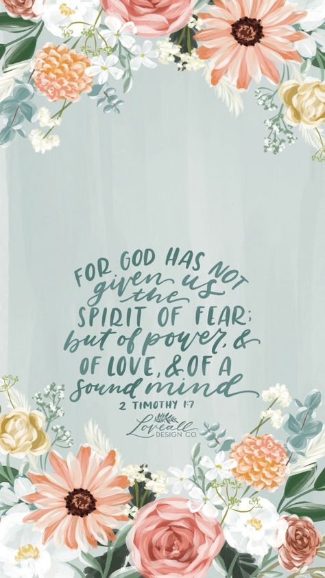 Spring Bible Verses, Easter Bible Verses, Scripture Wallpaper, Prayer Closet, Bible Verse Background, Spirit Of Fear, Bible Quotes Wallpaper, Verses Wallpaper, Have Inspiration