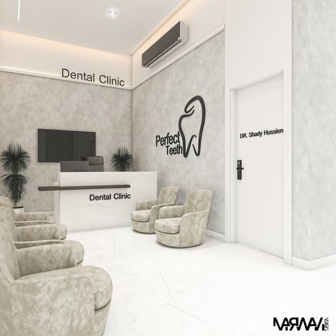 Dentist Clinic Design, Small Dental Clinic Interior Design, Dentist Reception, Dental Interior, Dental Room, Dental Clinic Interior, Dentist Office Design Interiors, Dental Reception, Klinik Gigi