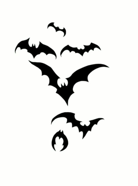 Mens Bat Tattoo, Bats Tattoo Stencil, Bat Silhouette Tattoo, Halloween Tattoo Stencil, Bat Flash Tattoo, Bat Tattoo Stencil, Bats Stencil, Bats Tattoo, Bat Stencil